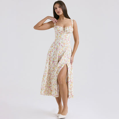 Backless Sundress - Camisole Midi Vacation
