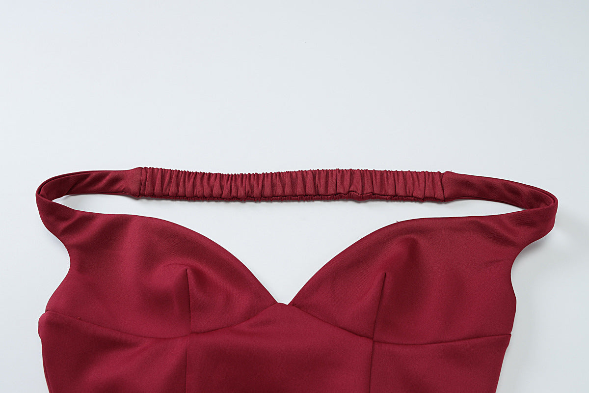 V-Neck Backless Bodycon Dress - Slim Fit Party Style