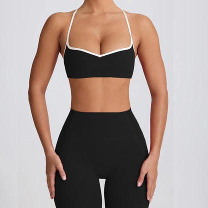 Yoga Activewear Set - Sports Bra Cropped Leggings