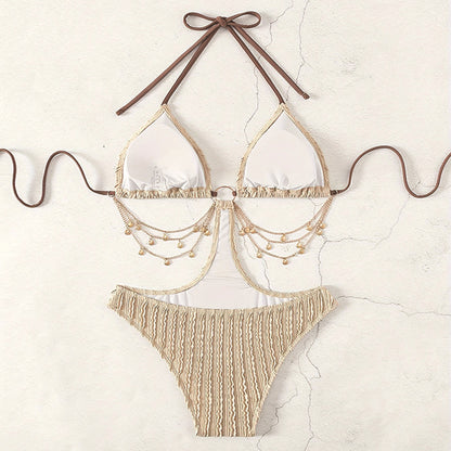 Lace-up Sexy Cutout Bikini One-piece Swimsuit