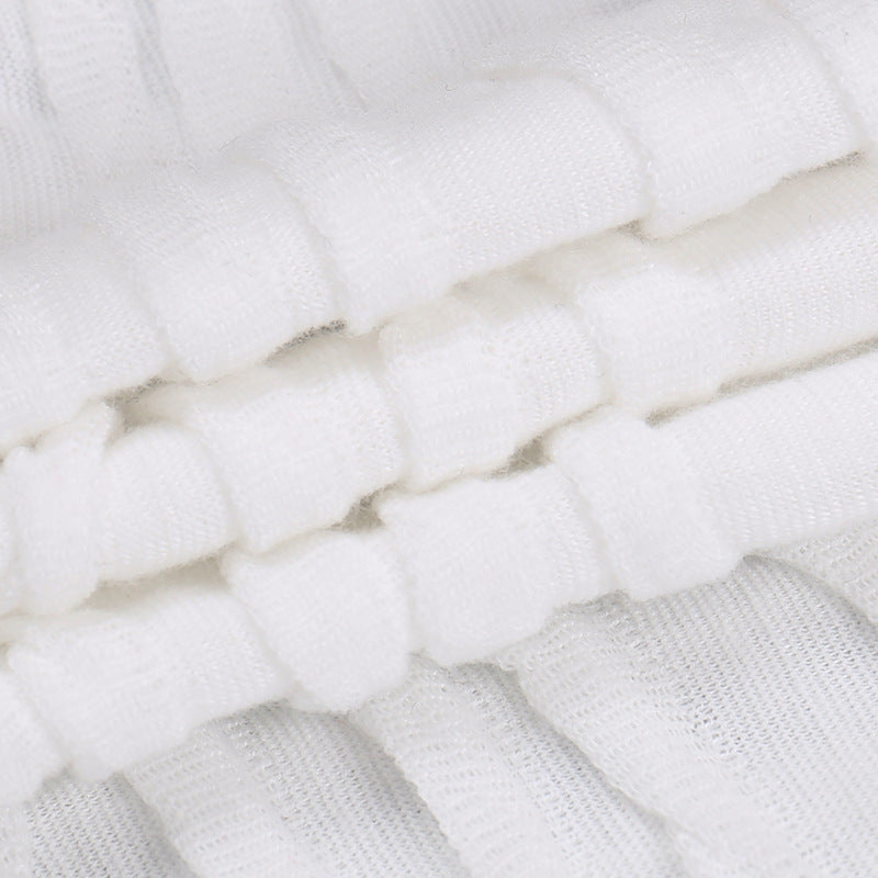 Summer Slit Skirt Outfit Set - Sexy Crop Top