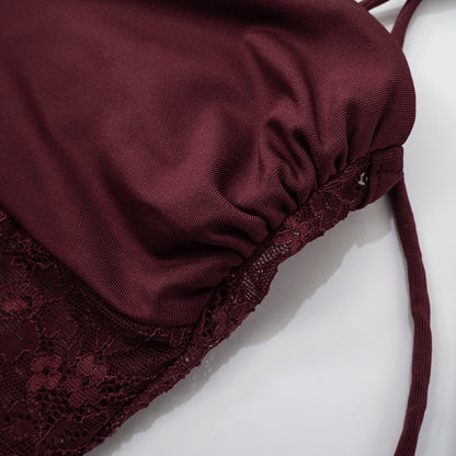 Lace Suspender Gown - Elegant Evening Style