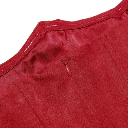 Velvet Noir Gown - Backless Fishbone Corset Evening