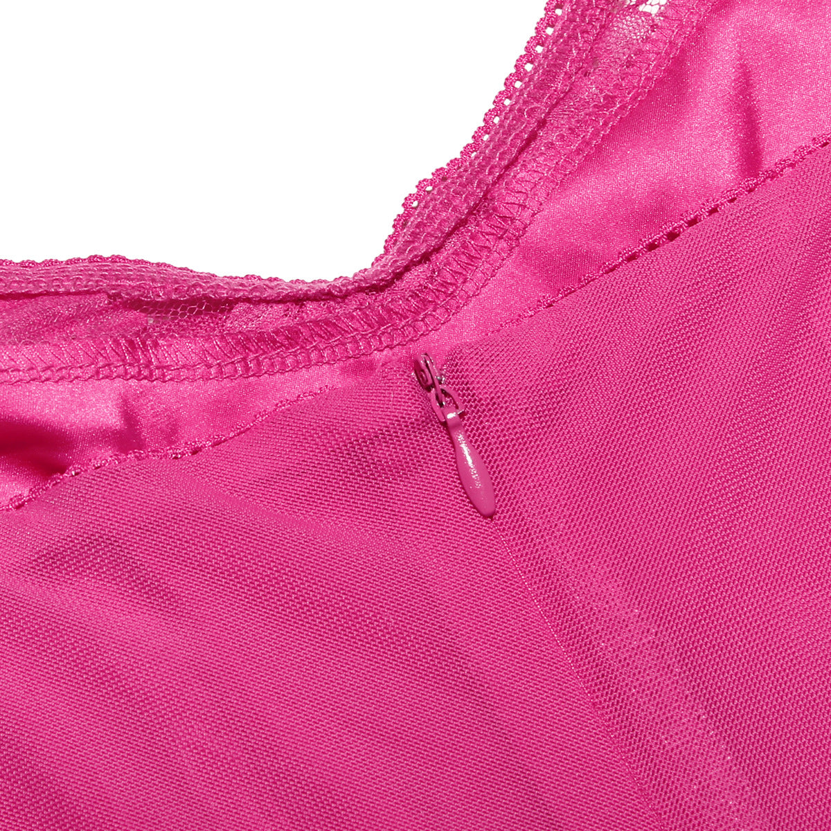 Lace Mystique Maxi - Mesh Fishbone Suspender Dress