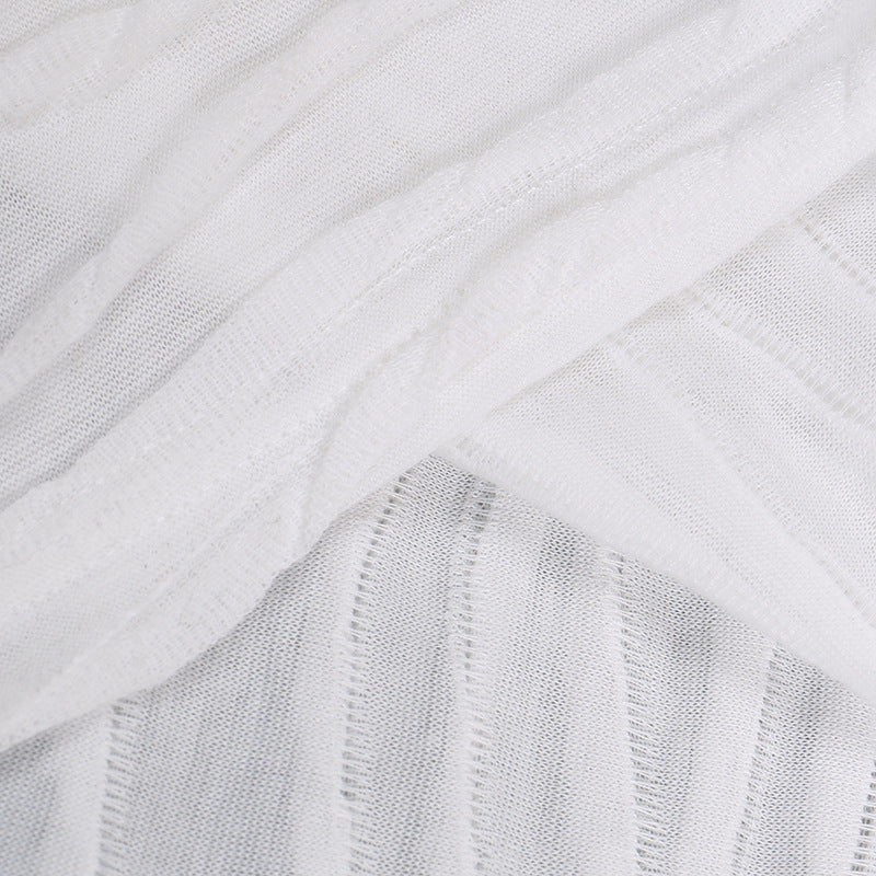 Summer Slit Skirt Outfit Set - Sexy Crop Top