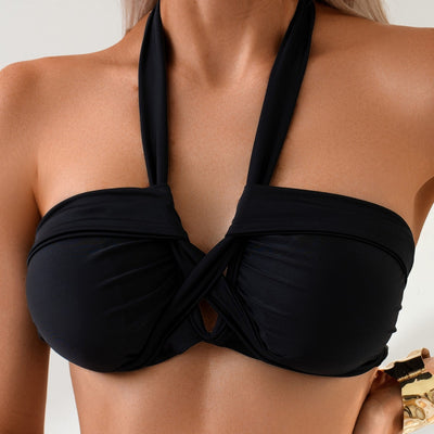 Black High-Grade Bikini Set - Luxury Two-Piece Swimsuit