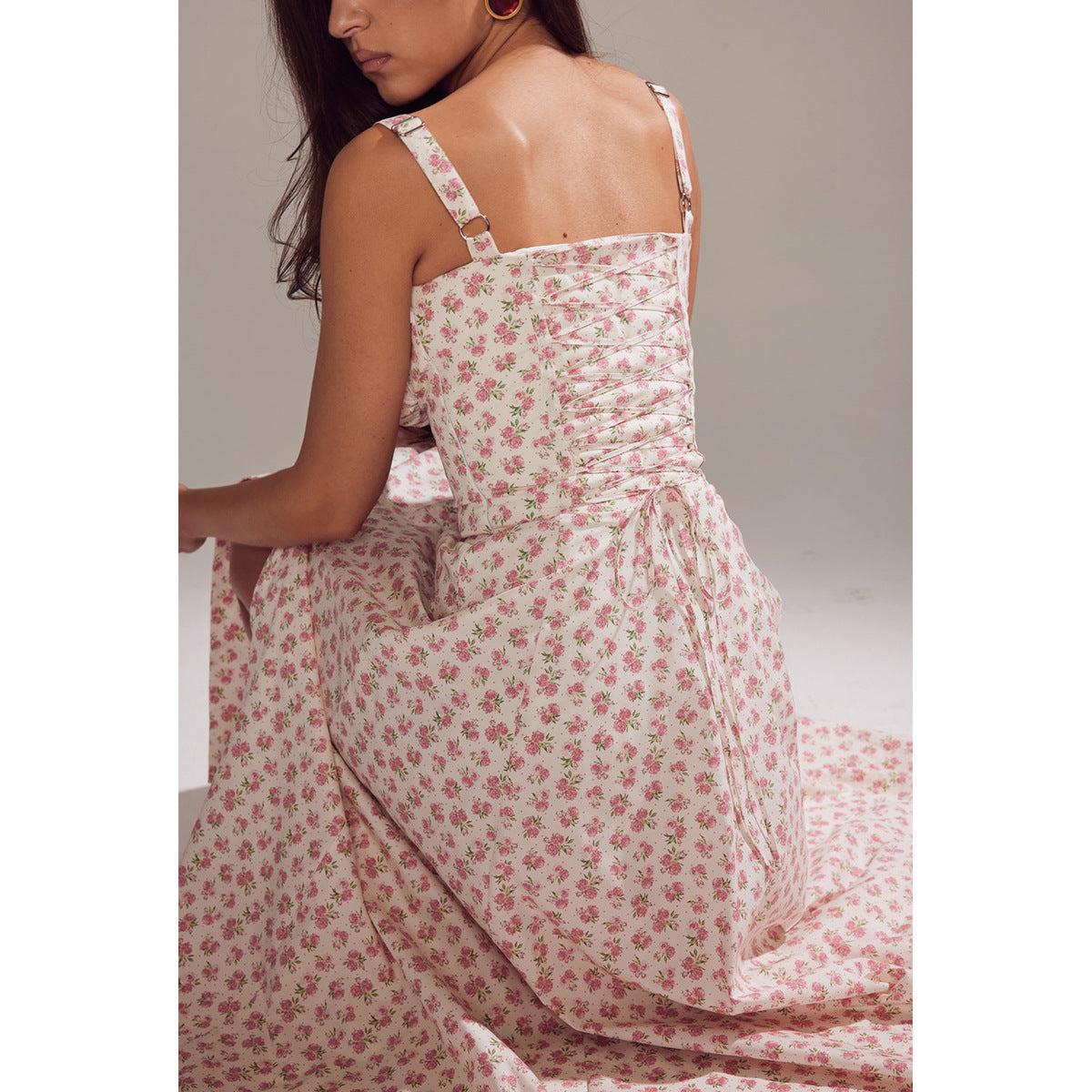 Backless Sundress - Camisole Midi Vacation