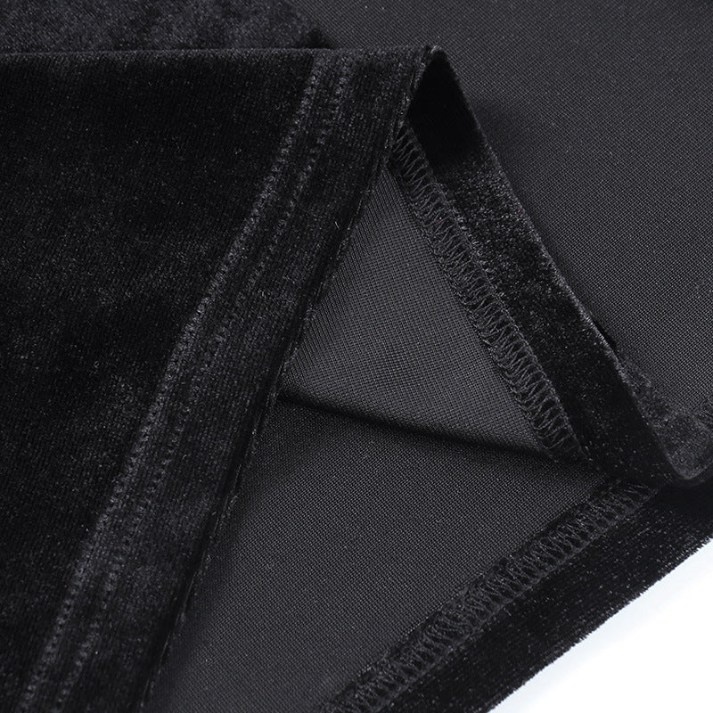 Lace Maxi Dress - Bell Sleeve Gothic Evening Gown