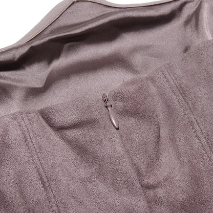 Velvet Noir Gown - Backless Fishbone Corset Evening