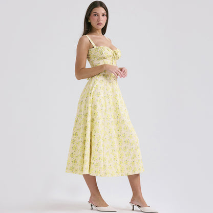 Backless Sundress - Camisole Midi Vacation