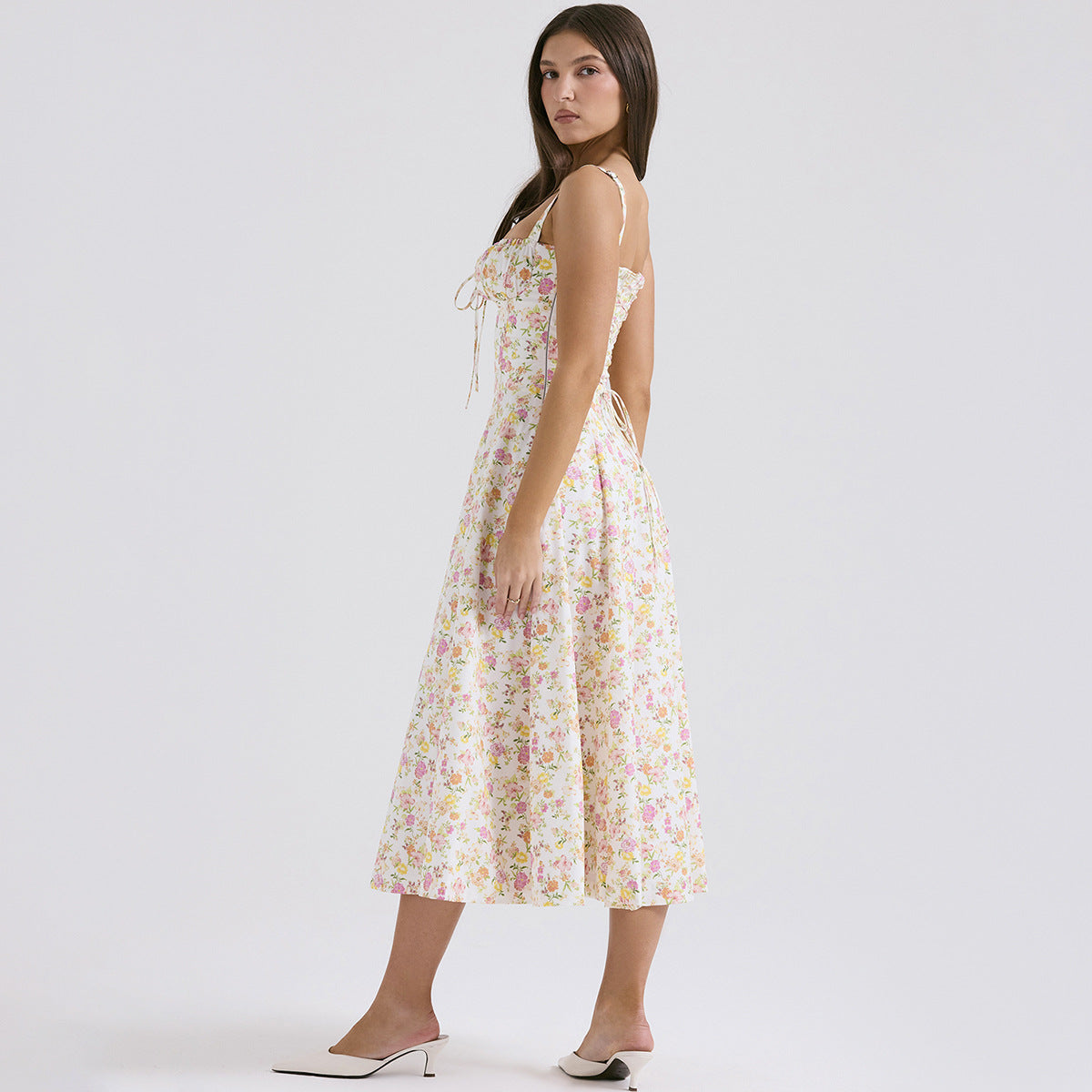 Backless Sundress - Camisole Midi Vacation