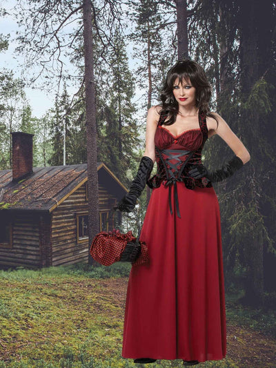 Red Riding Hood Costume - Halloween Outfit with Cape