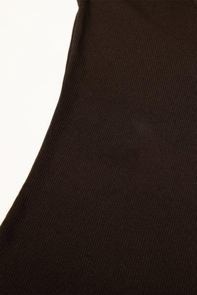 Ribbed V-neck Sleeveless Tank Top