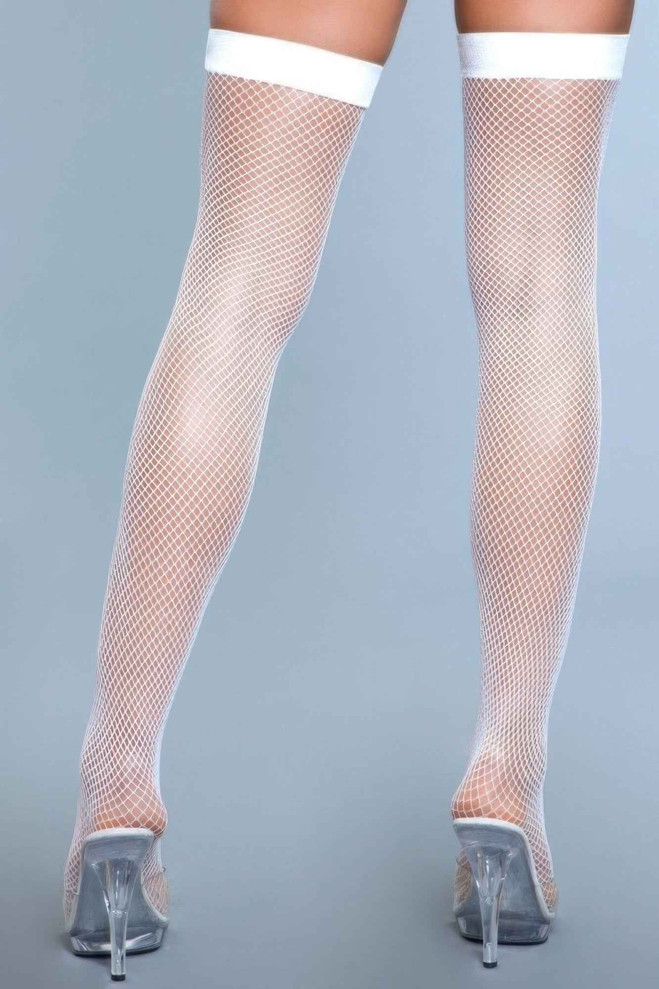 1931 Nylon Fishnet Thigh Highs