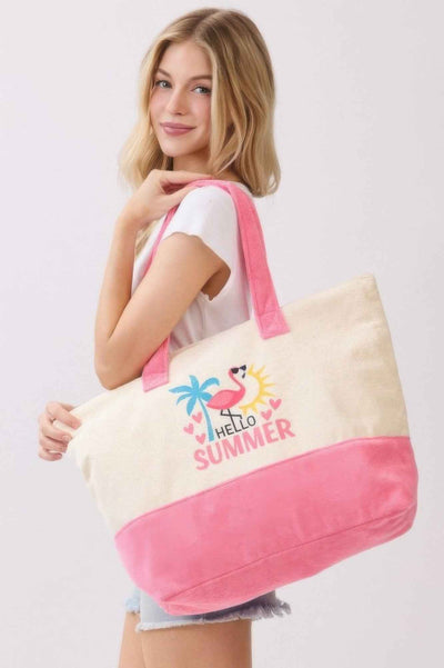Hello Summer Terry Tote