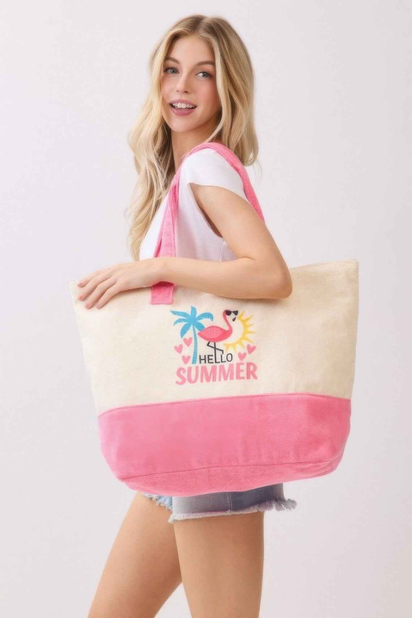 Hello Summer Terry Tote