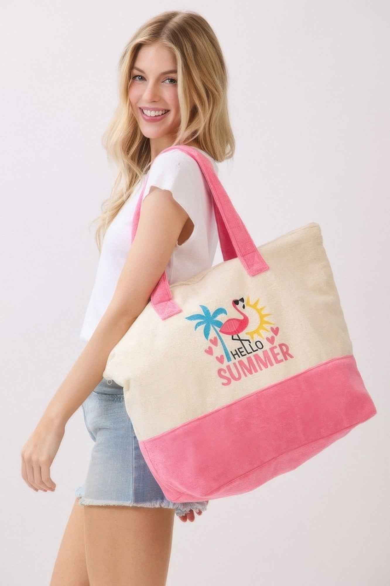 Hello Summer Terry Tote