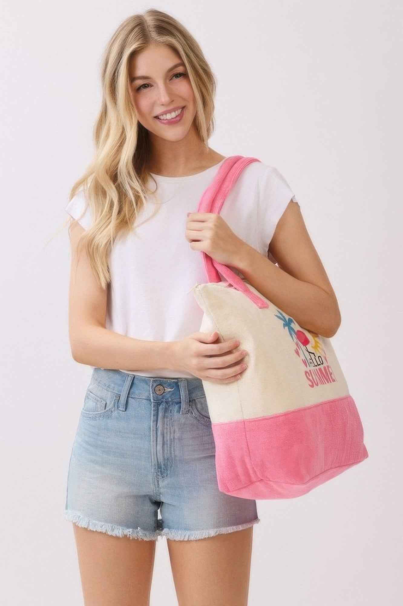 Hello Summer Terry Tote