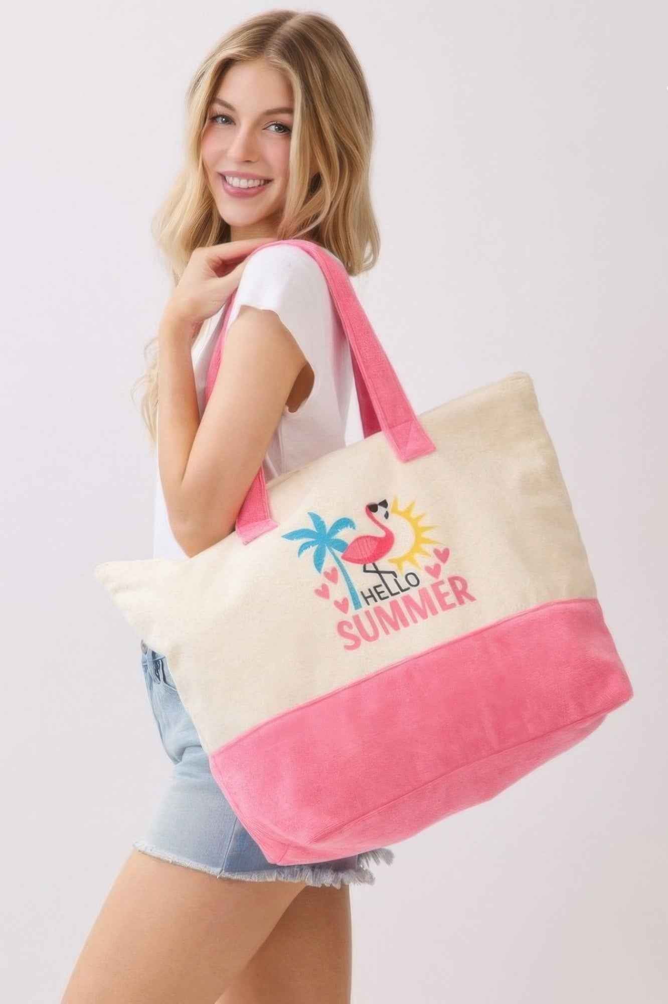 Hello Summer Terry Tote