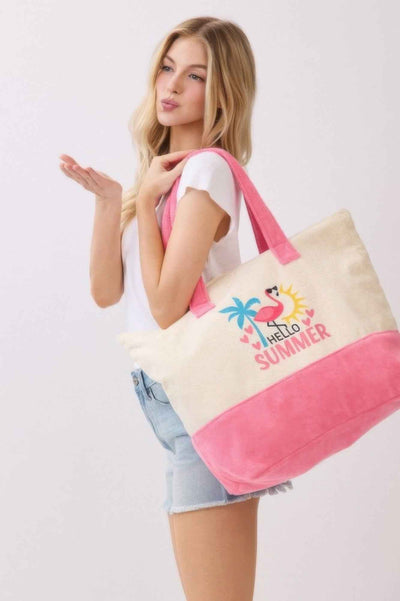 Hello Summer Terry Tote