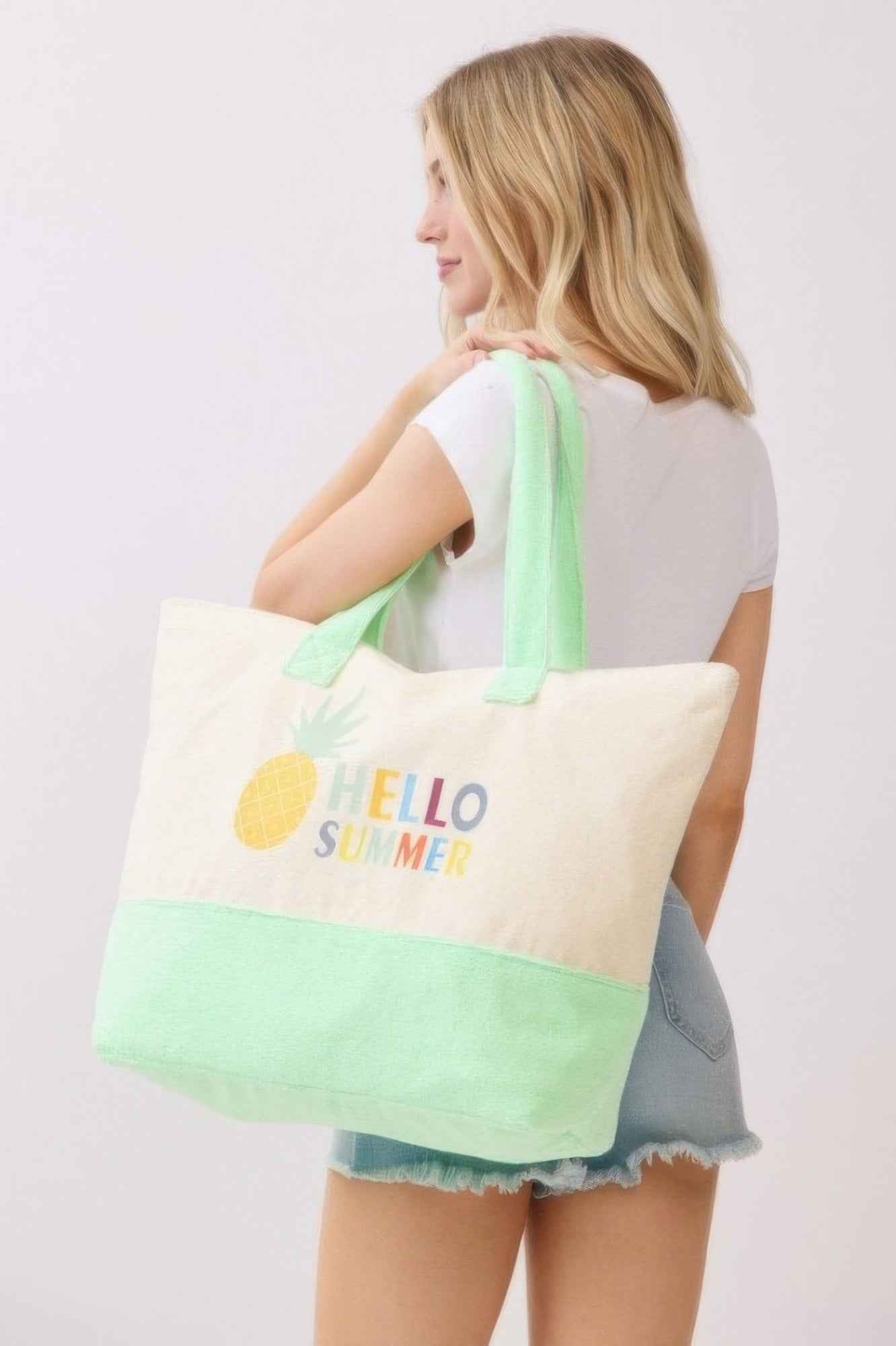 Hello Summer Terry Tote