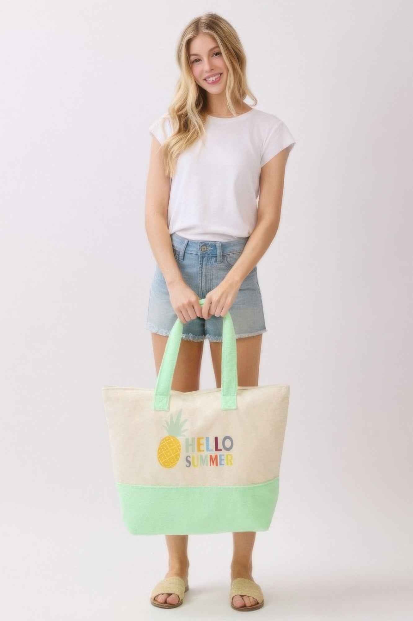Hello Summer Terry Tote