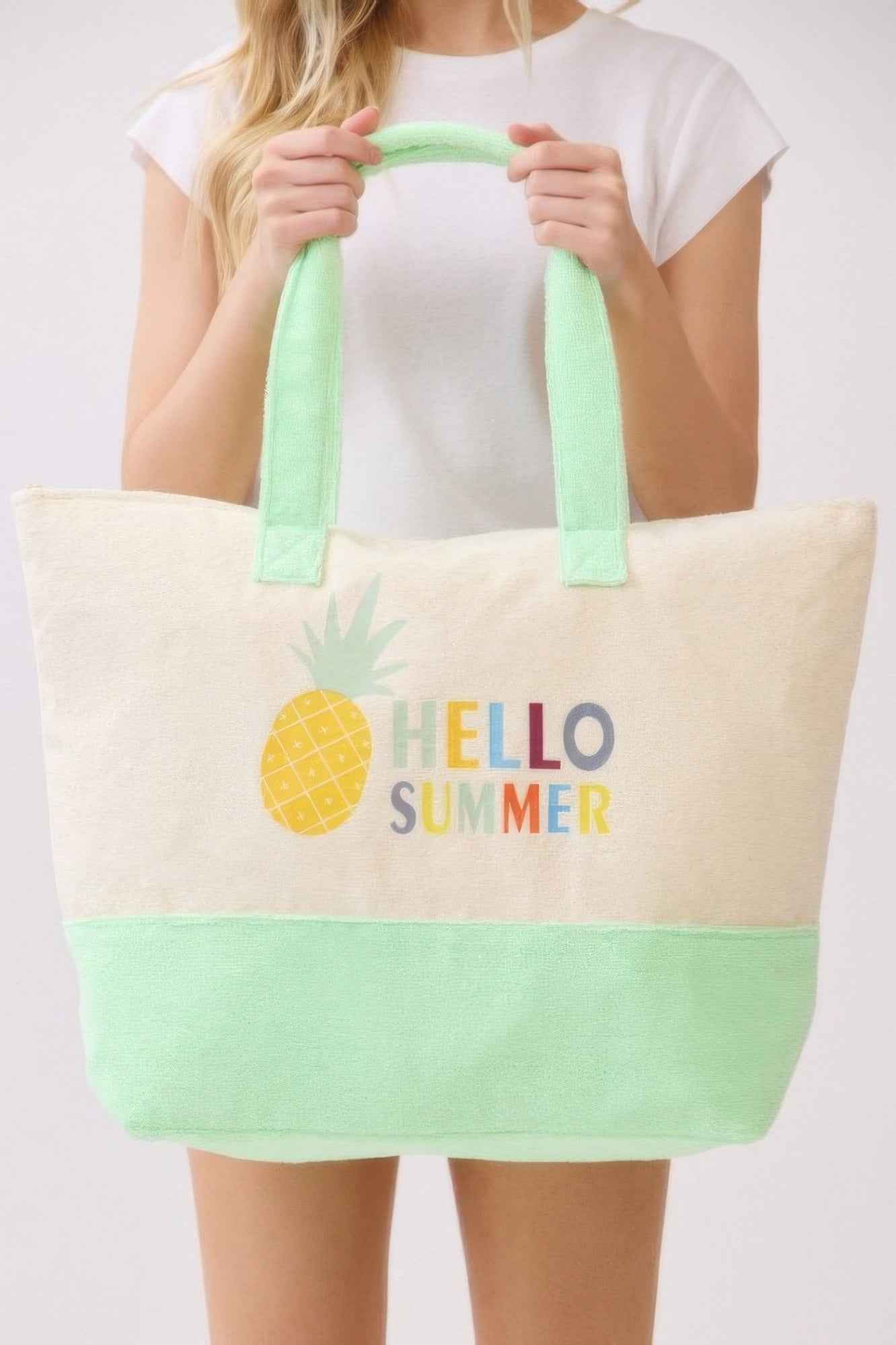 Hello Summer Terry Tote