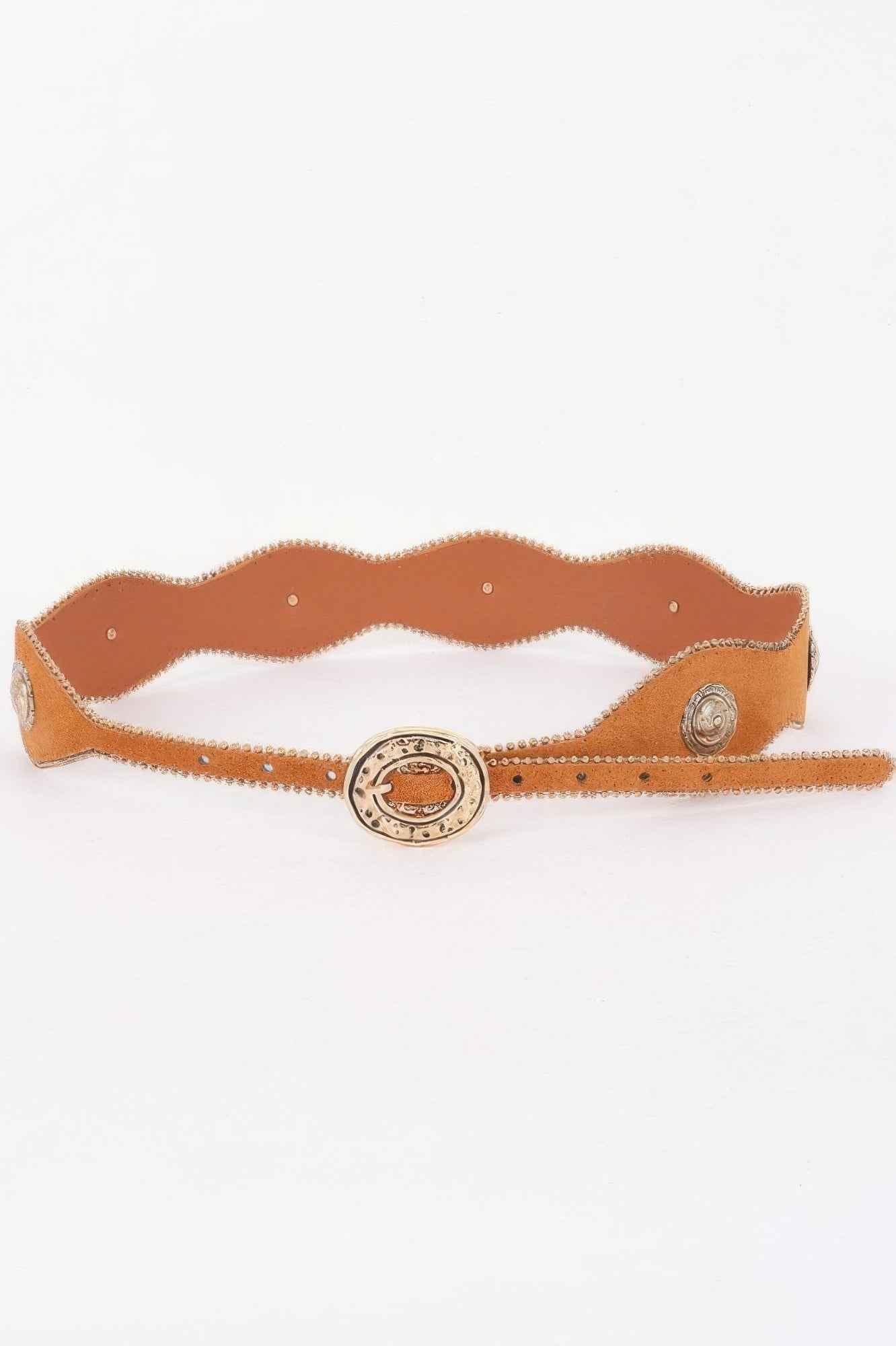 Scalloped Edge Concho Belt