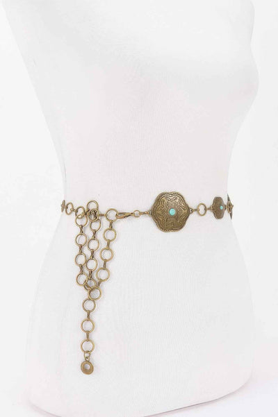 Vintage Metal Chain Belt