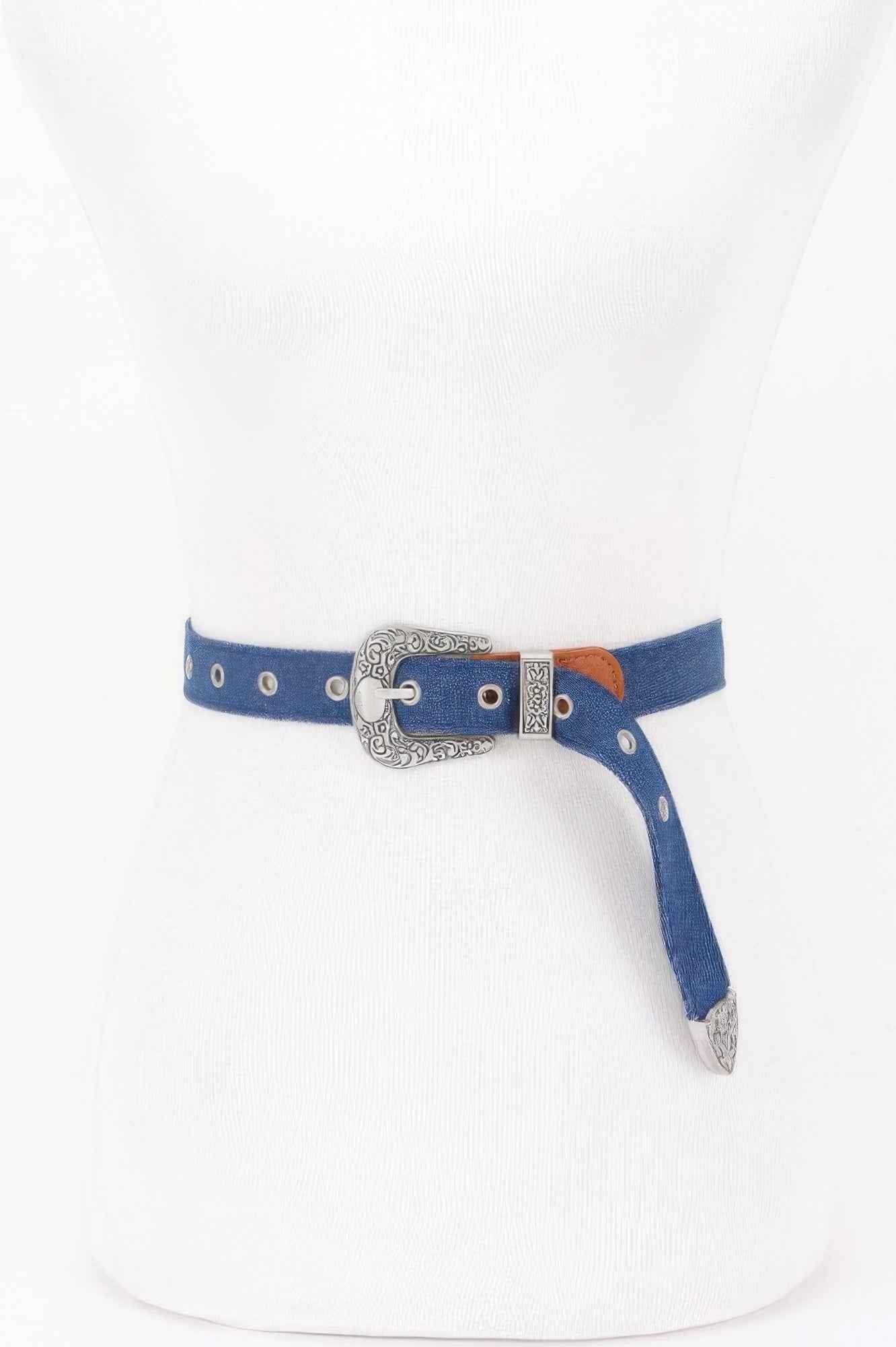 Denim Multi Metal Buckle
