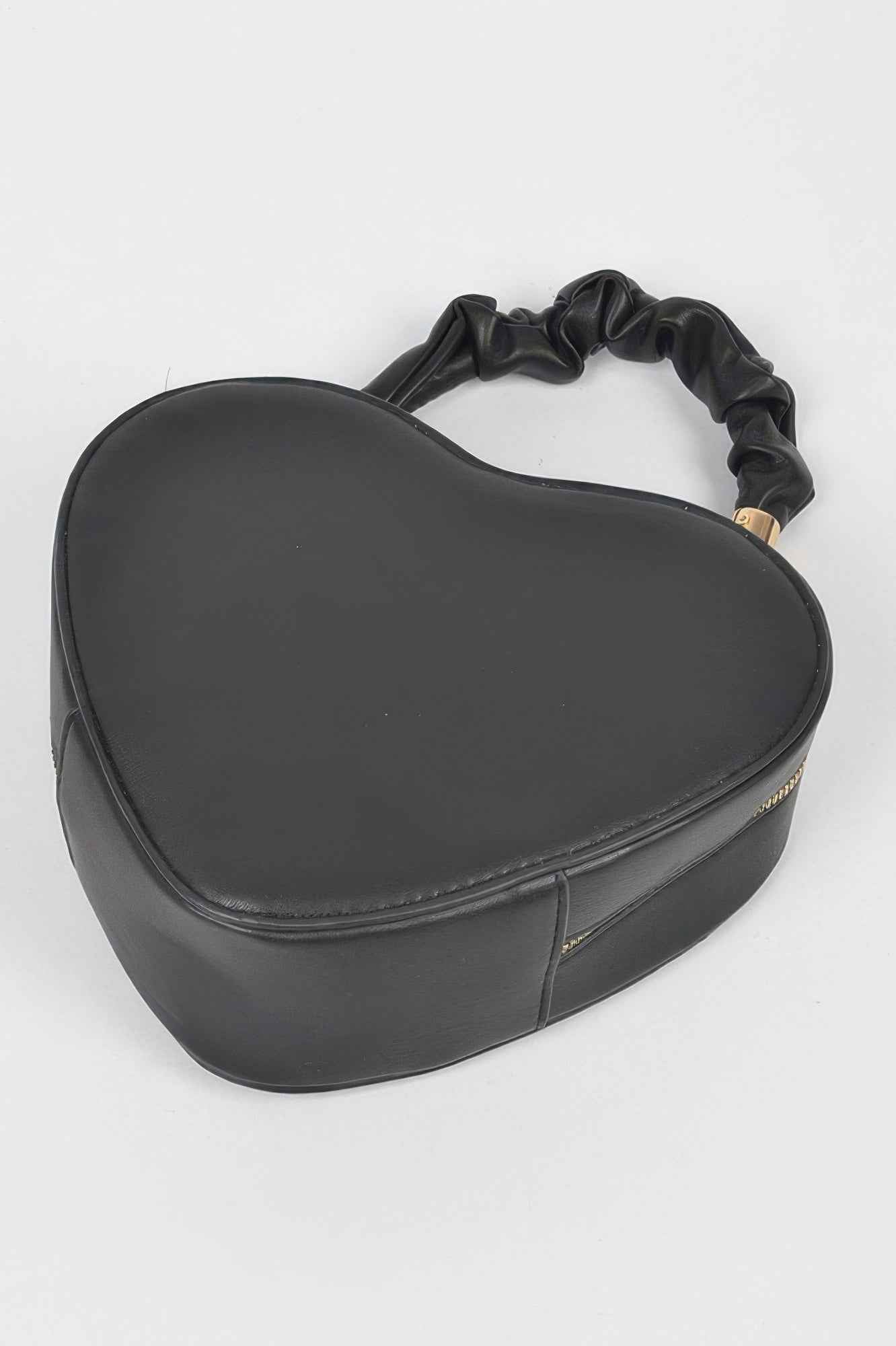 Heart Shape Top Handle Bag - Fun Stylized Purse