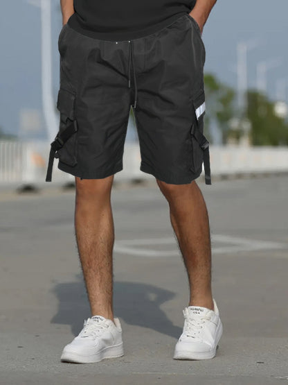 Men's Casual Tactical Shorts With Straps