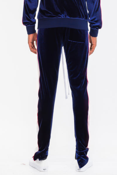 Men's Tracksuit Set - Velour Jacket and Pants - Fashions Envy