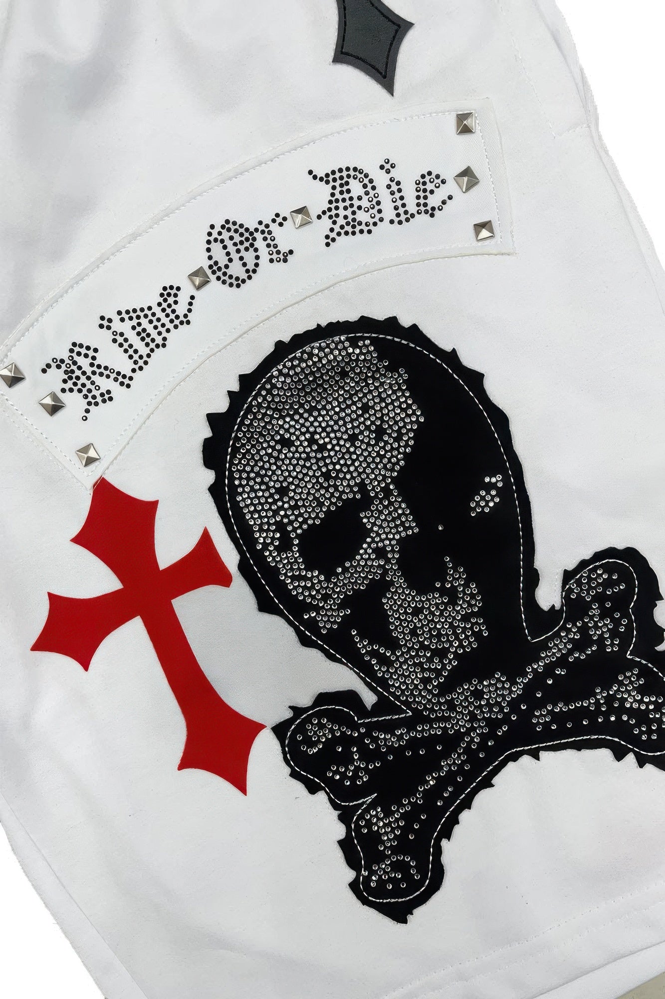 Men's T-Shirt Short Set - Cotton Chrome Cross Print - Fashions Envy