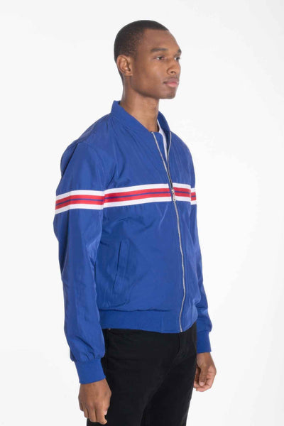 Luxury Woven Taped Bomber Jacket