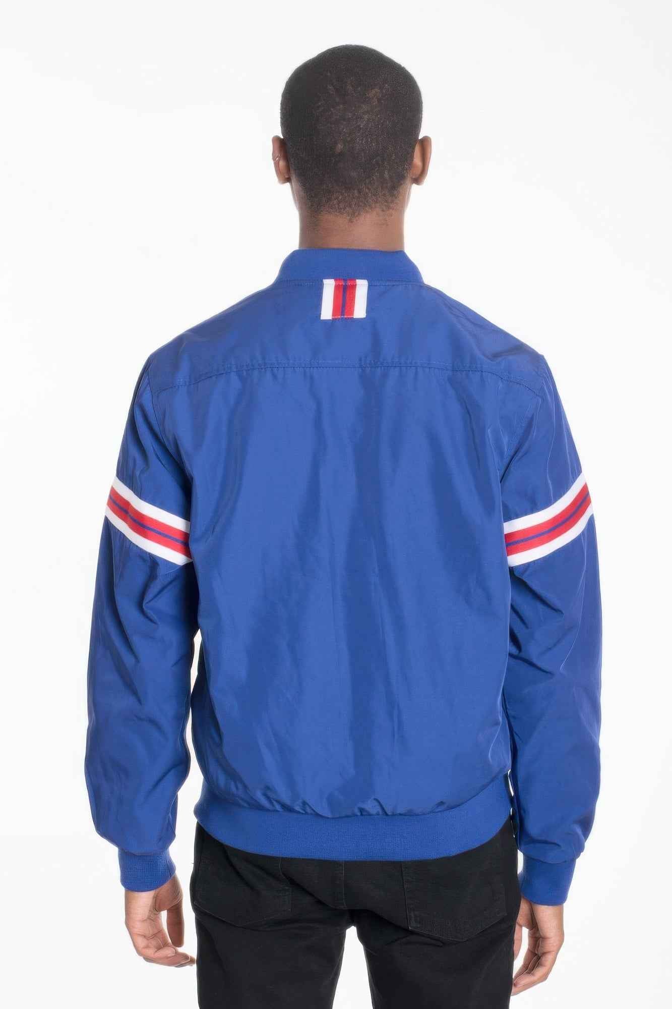 Luxury Woven Taped Bomber Jacket