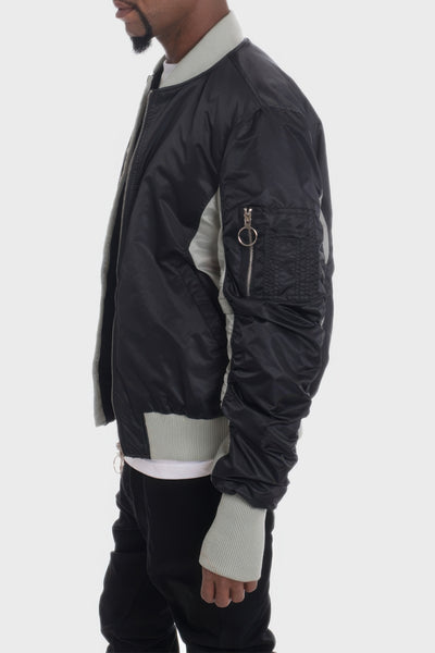Bomber Jacket - Two Tone Color Block Men's Tactical - Fashions Envy