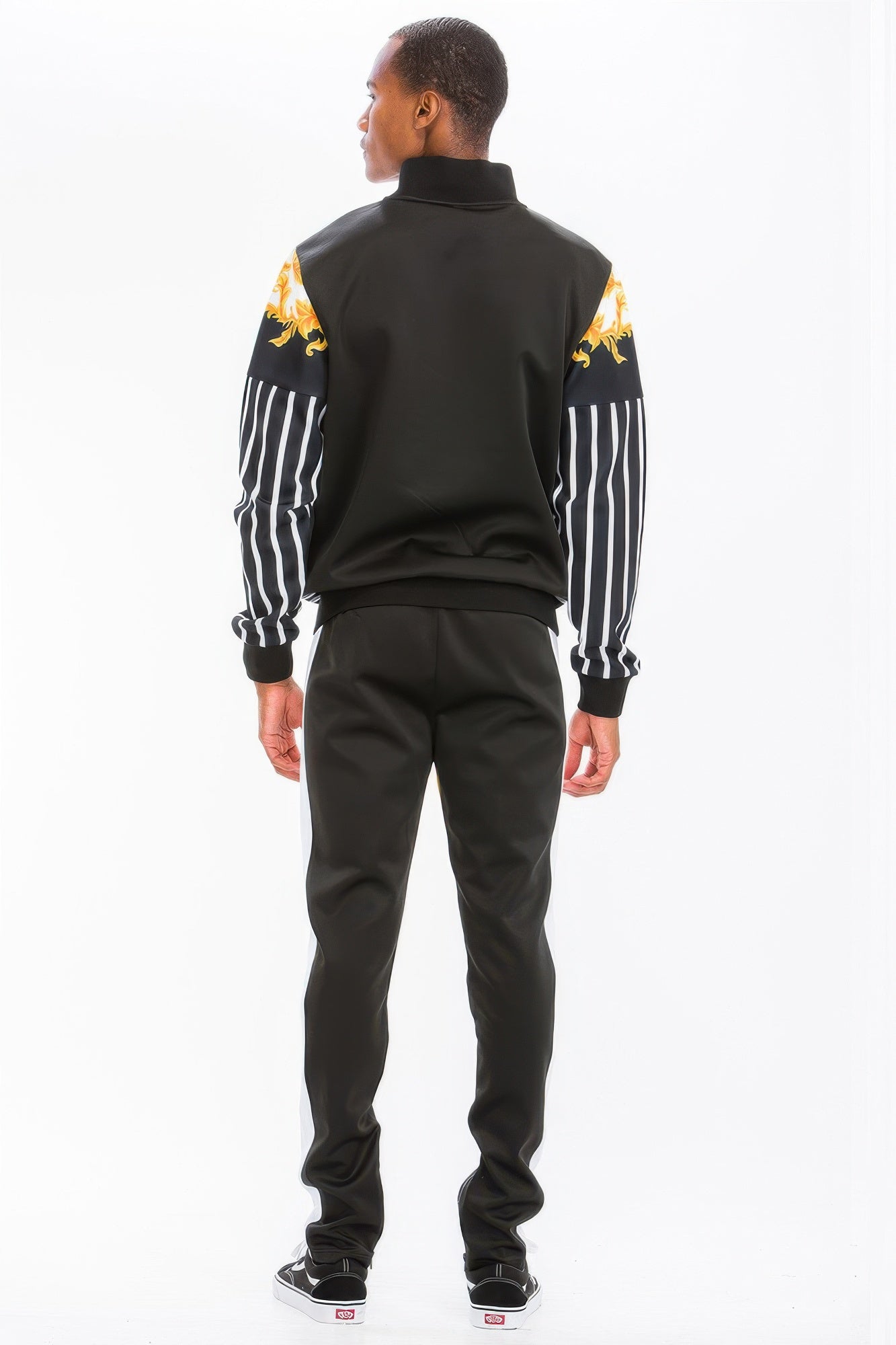 Casual Breathable Span Print Tracksuit