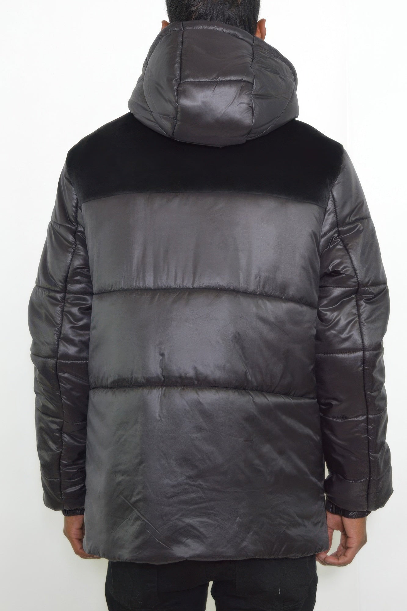 Puffer Jacket - Padded Baffle Quilted Men's Winter - Fashions Envy