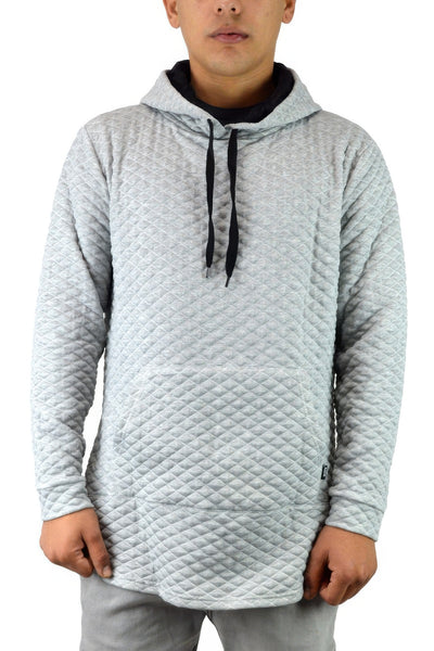 Pullover Hoodie - Quilted Drop Shoulder Men's Casual - Fashions Envy