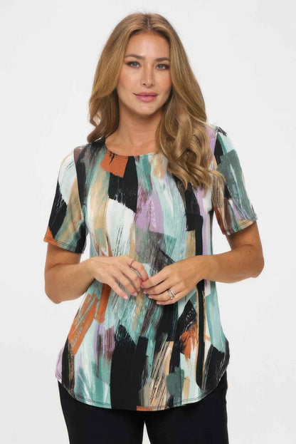 Bns Round Bottom Tunic Top - Fashions Envy