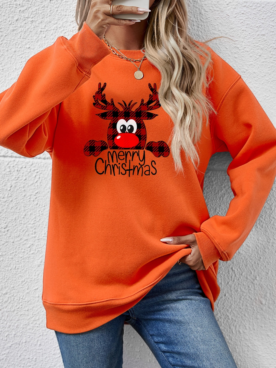 MERRY CHRISTMAS Graphic Sweatshirt