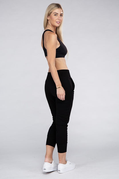 Comfy Stretch Lounge Elastic Waist Sweatpants