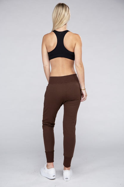 Comfy Stretch Lounge Elastic Waist Sweatpants