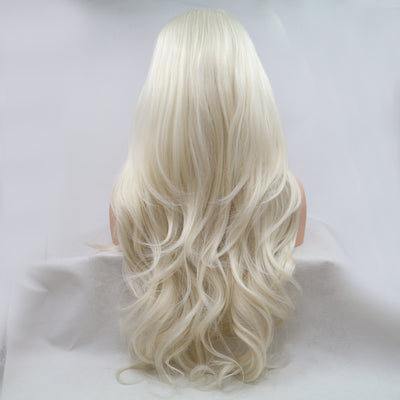 13*3" Lace Front Wigs Synthetic Long Wavy 24" 130% Density - Fashions Envy