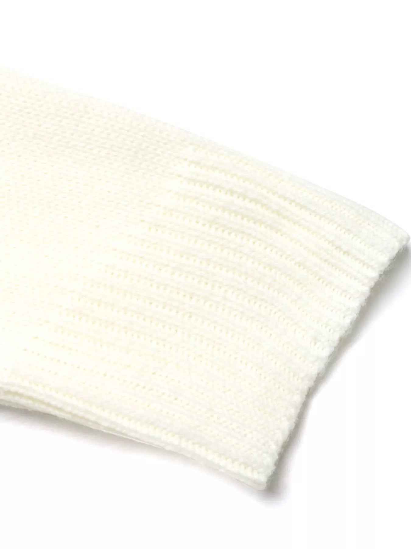 White Fair Isle Sweater - Colorful Pattern Design - Fashions Envy