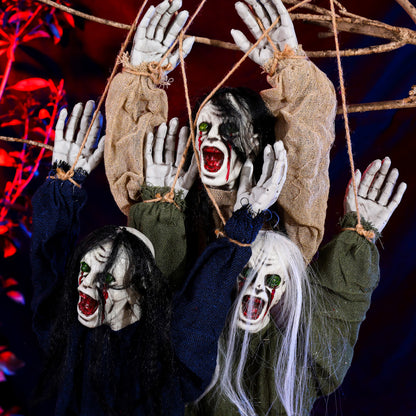 Halloween Hanging Ghost Decoration - Haunted House Props