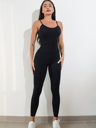 Unitard Jumpsuit - Tummy Control Spaghetti Strap Romper