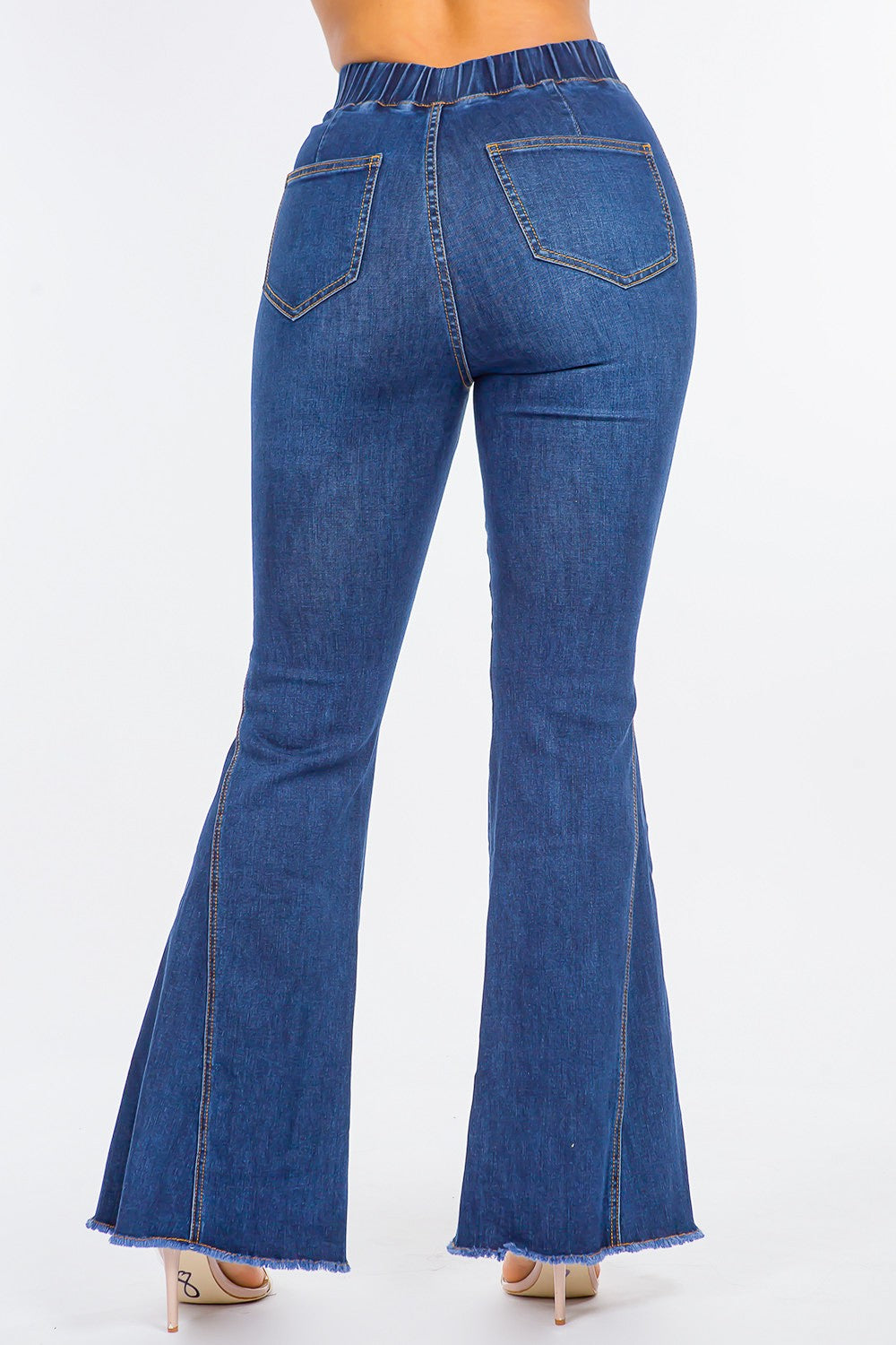 High Rise Curvy Flare Jeans