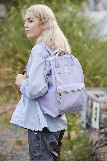 Waterproof Canvas Backpack Bag with Side Pockets